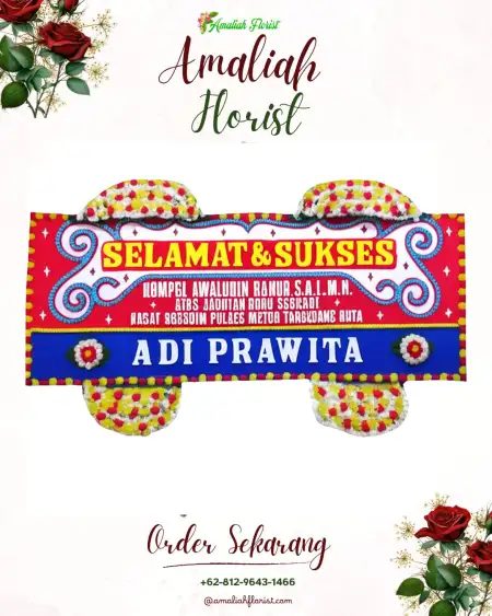 Papan Bunga Ucapan Selamat Klebet